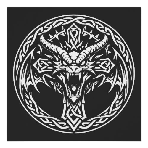 Celtic Dragon Emblem by BurnsInHell