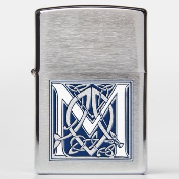Celtic Dragon Initial M Zippo Lighter by RantingCentaur at Zazzle