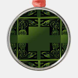 Celtic Dragon Metal Ornament