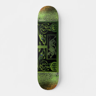 Celtic Dragon Skateboard Deck