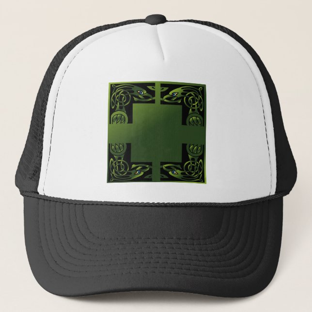 Celtic Dragon Trucker Hat (Front)