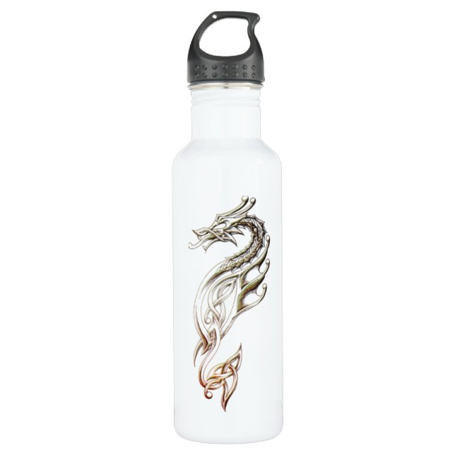 Celtic Dragon Water Bottle (Front)