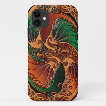 Celtic Dragons Iphone 11 Case by sc0001 at Zazzle