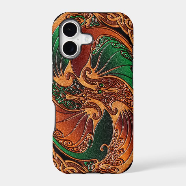 Celtic Dragons Iphone Case (Back)