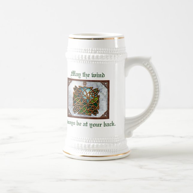 Celtic Dreamcatcher Beer Stein (Right)