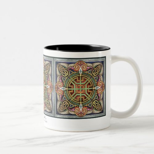 Celtic Eagle Squares Mug