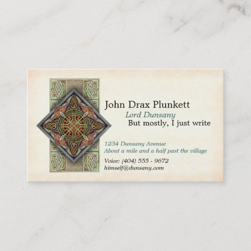 Customizable Celtic Eagles Business Cards