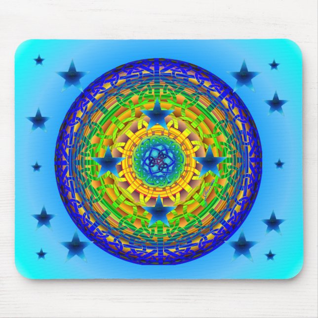 Celtic Earth Orb Mousepad (Front)