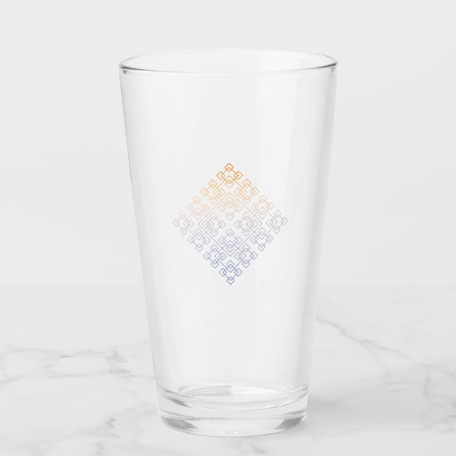 Celtic Emblem | Sacred Geometry Drinking Glass (Front)
