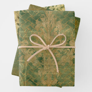 Celtic Emerald Irish Wrapping Paper Sheets