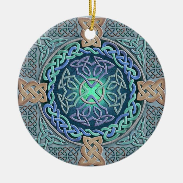 Celtic Eye of the World Ornament (Front)