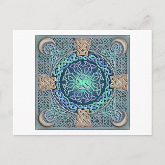 Celtic Eye of the World Postcard (Front)