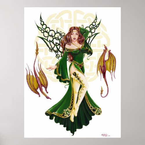 Celtic Faery Poster
