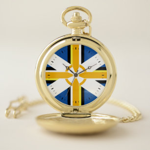 Celtic Federation Flag Pocket Watch