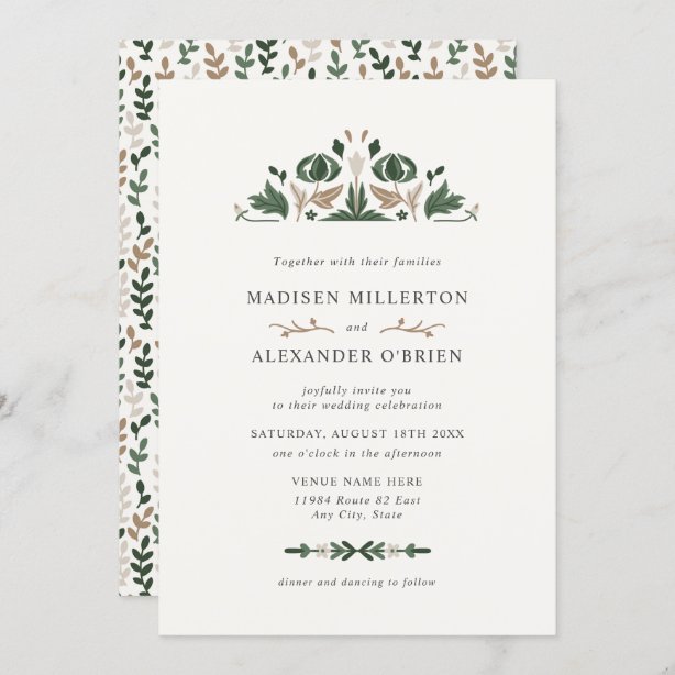 Irish Wedding Invitations | Zazzle