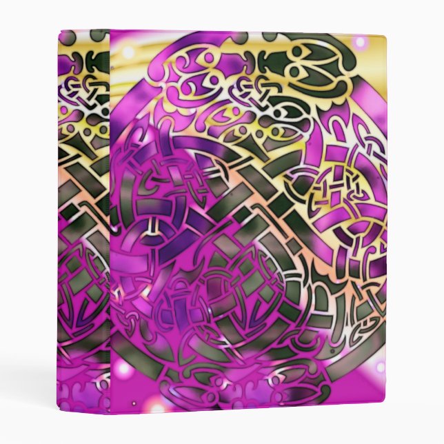 Celtic Folk Graphic 3 Mini Binder (Front/Spine)