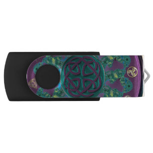 Celtic Fractal Mandala Flash Drive