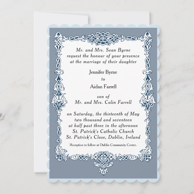 Celtic Frame Wedding Invitation Zazzle   Celtic Frame Wedding Invitation R3339ac17bdd345bda845ad78ca46794c Tcvsq 630 