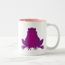 Celtic Frog Mug - purple