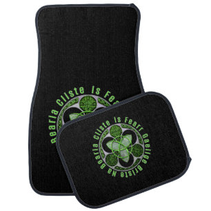 Celtic Gaelic Irish Saying Ireland Trinity Knot Car Floor Mat