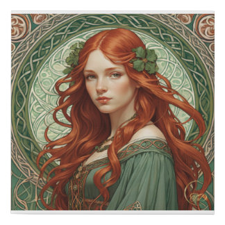 Celtic Girl 2 Faux Canvas Print