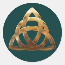 Celtic Gold Trinity Knot