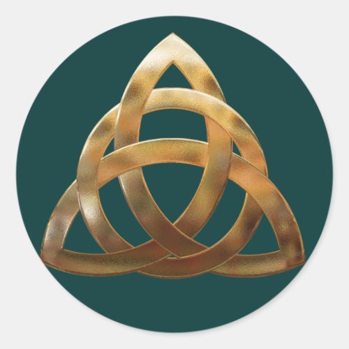 Celtic Gold Trinity Knot