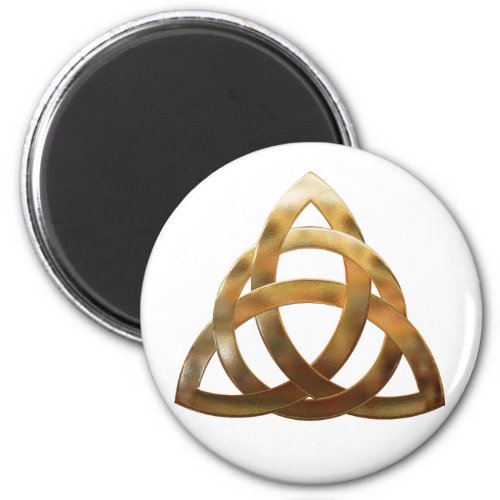Celtic Gold Trinity Knot Magnet