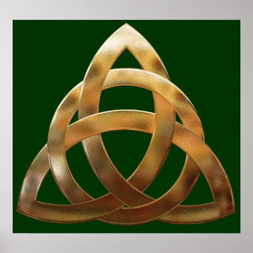 Celtic Gold Trinity Knot