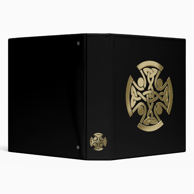 Celtic golden knot 3 ring binder (Background)