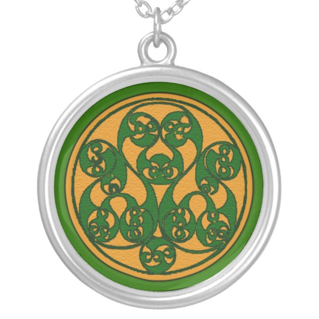 Celtic Good Luck Charm Necklace (Front)