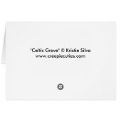 Celtic Grave Cards (Back Horizontal)