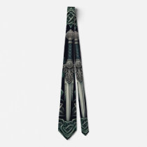 Celtic Green and Silver Sword