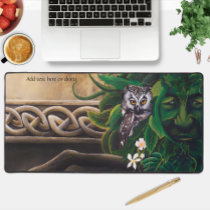 Celtic Green Man Owl Forest Spirit Fantasy