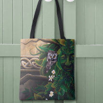 Celtic Green Man Owl Forest Spirit Fantasy