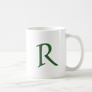 Celtic Green Monogrammed Mug