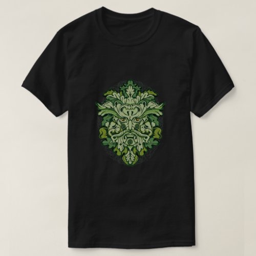 Celtic Green Pagan Irish Scottish Mythology God T_Shirt