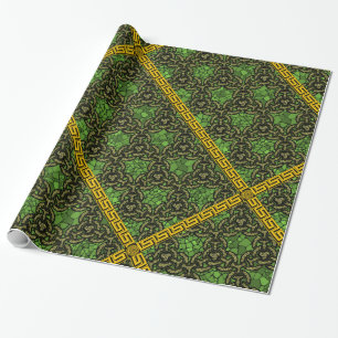 Celtic Green Wrapping paper