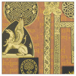 Celtic Gryphon and Kells Fabric