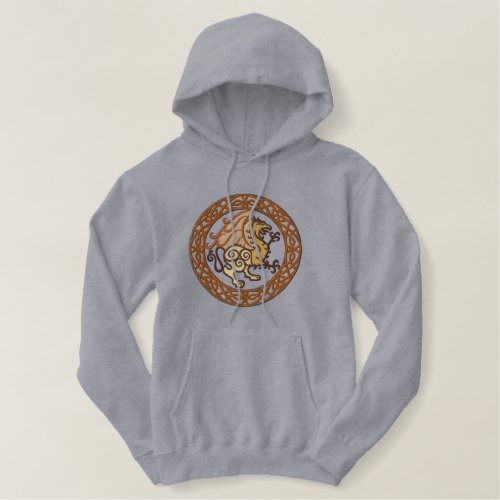 Celtic Gryphon Embroidered Hoodie