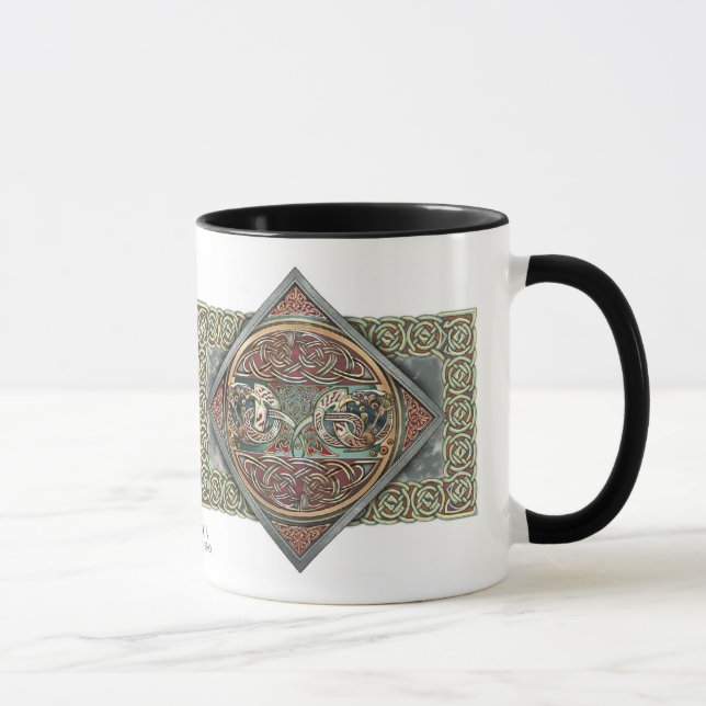 Celtic Gryphons Design Mug (Right)