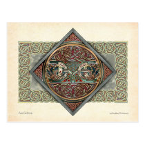Celtic Gryphons Design Postcard