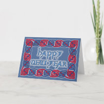Celtic Happy New Year Greeting Card