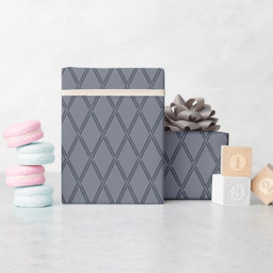 Celtic Harlequin Medium (Moody Gray) Wrapping Paper