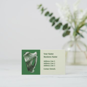 Celtic Harp Music Theme Bookmark Or Business Card by DigitalDreambuilder at Zazzle