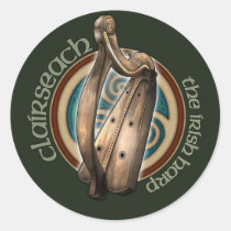 Celtic Harp Stickers