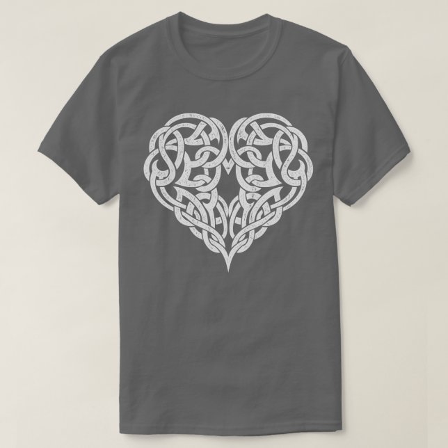 Celtic Heart Knot Tattoo T-Shirt (Design Front)