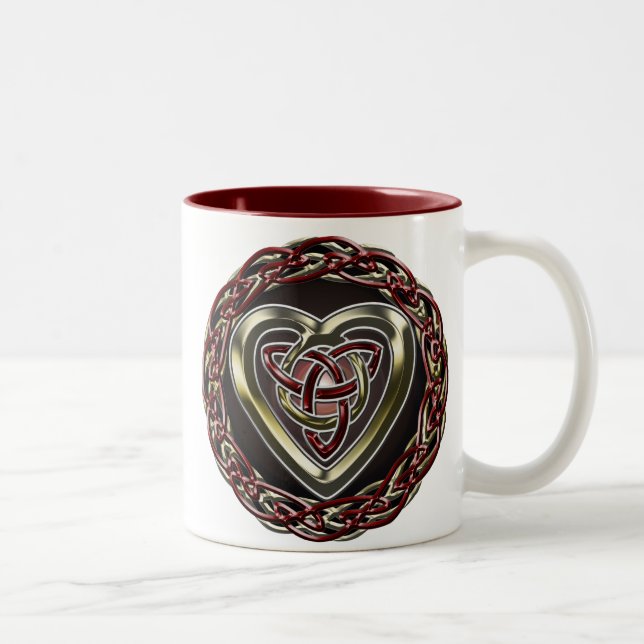 Celtic Heart Mug (Right)