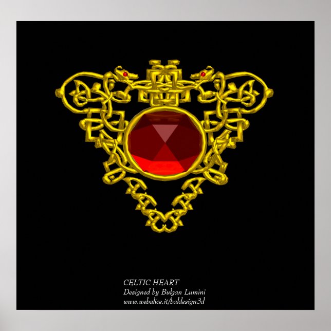CELTIC HEART POSTER (Front)