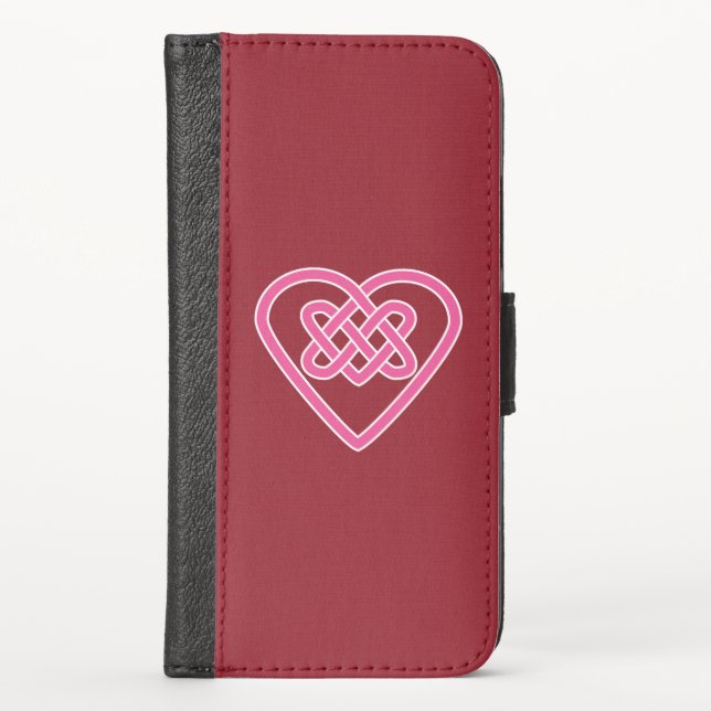 Celtic Heart Wallet Case (Front)